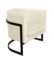 Fotel Glamour podstawa czarna MG50