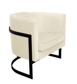 Fotel Glamour podstawa czarna MG50