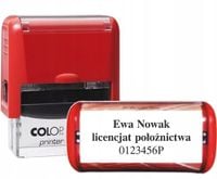 PIECZĄTKA automatyczna 47x18 COLOP C30 twoje dane licencjat położnictwa