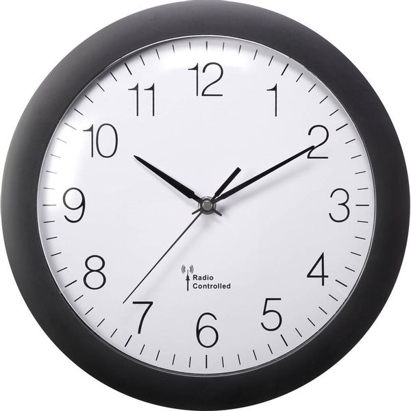 Zegar ścienny sterowany radiowo 30cm auto czas DCF77 zdjęcie 1