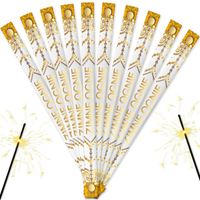 ELEGANCKIE DŁUGIE ZIMNE OGNIE WESELNE 70cm 60szt - GOLD EDITION OPAKOWANIA