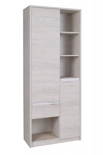Regał 80cm 2d1sz DEREN połysk - 3 kolory na Arena.pl