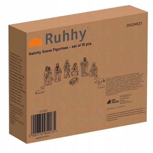 FIGURKI ŚWIĄTECZNE DO SZOPKI ZESTAW 10SZT 10CM na Arena.pl