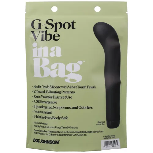 Doc Johnson - Silikonowy wibrator G-spot na Arena.pl