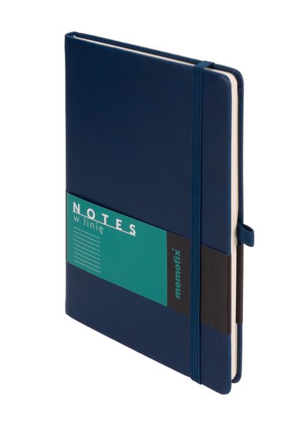 NOTES MEMOFIX A5 LINIA 192K GRANATOWY ANTRA zdjęcie 1