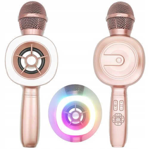 BEZPRZEWODOWY MIKROFON KARAOKE LED STROBOSKOP na Arena.pl