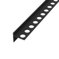 Profil brodzikowy 120 cm, spadkowy lewy stal nierdzewna, czarny mat