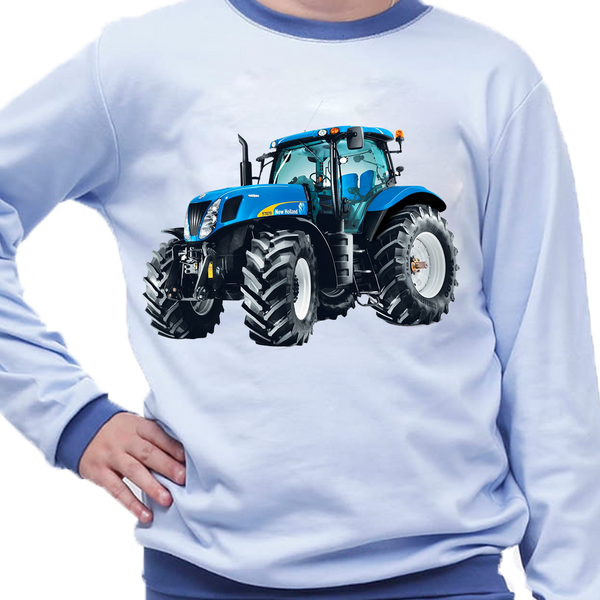 Piżama dziecięca Traktory zdjęcie 1