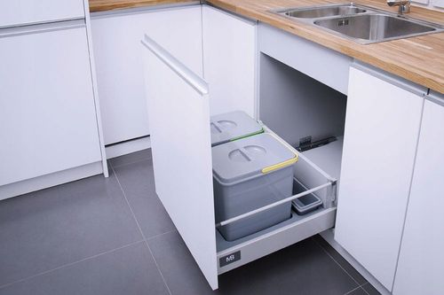 Kosz Segregator na śmieci MULTINO 60 2x15 L - 2 pojemniki na Arena.pl