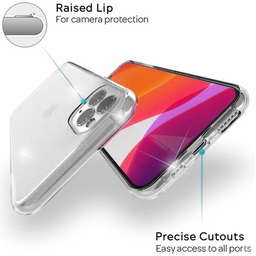 Etui Iphone 11 Pro Brokat Trans Glitter Transparentne na Arena.pl