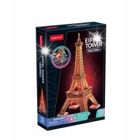CUBIC FUN Puzzle 3D Wieża Eiffla Eiffel Tower wersja Nocna 51 el. L534h