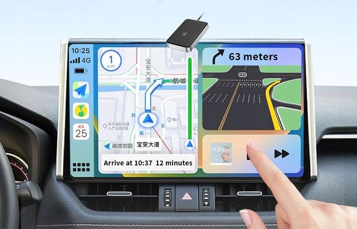 Bezprzewodowy Adapter USB TRADEBIT 2w1 CarPlay Android Auto do samochodu zdjęcie 11