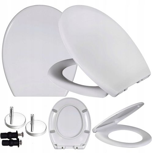 DESKA SEDESOWA WC WOLNOOPADAJĄCA NAJTWARDSZY DUROPLAST DO CERSANIT KOŁO CS na Arena.pl