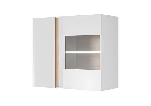 Witryna wisząca dąb artisan do salonu CARO na Arena.pl