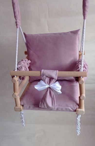 HUŚTAWKA 3w1 DLA DZIECI RÓŻOWY DO DOMU OGRÓD POKÓJ zdjęcie 2