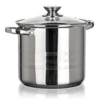 garnek stalowy 20cm z pokrywą banquet living 5,6l