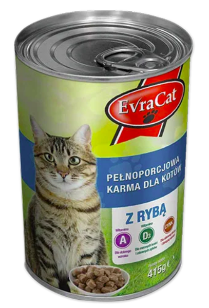 EVRA CAT KOT 415G PUSZKA RYBA zdjęcie 1