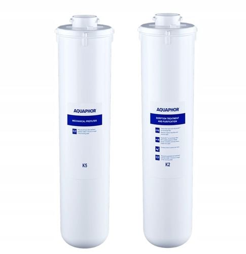 Oryginalne wkłady filtry K5 K2 do Aquaphor ro 101s Morion komplet na Arena.pl