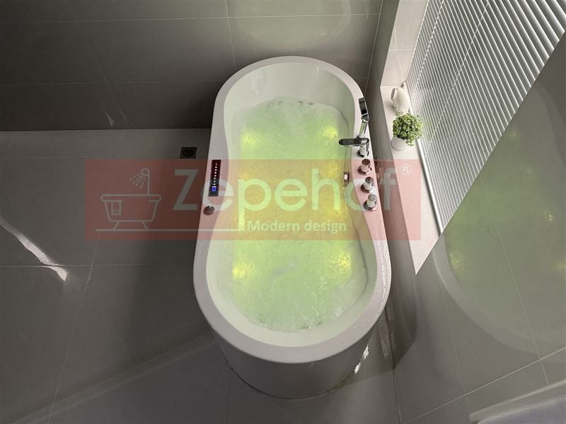 PIĘKNA OWALNA WANNA Z HYDROMASAŻEM 170X80 z 1 ODLEW GRZAŁKA zdjęcie 75