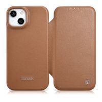 skórzane etui iphone 14 plus z klapką magnetyczne magsafe ce premium