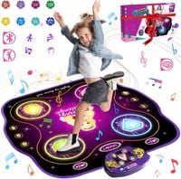 MATA DO TAŃCA DLA DZIECI MATA DO TAŃCA MUZYCZNEGO Z LED BLUETOOTH 9POZIOMÓW