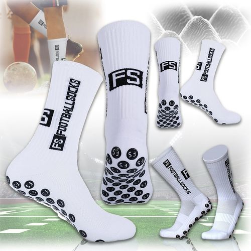 2x MIX SKARPETY PIŁKARSKIE ANTYPOŚLIZGOWE R. 39-46 CZARNE i BIAŁE PO na Arena.pl