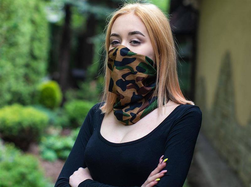 Komin/chusta - alternatywa maseczki zdjęcie 2