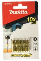 końcówka wkrętakowa udarowa pz2-25mm ig 5szt - m b-28472