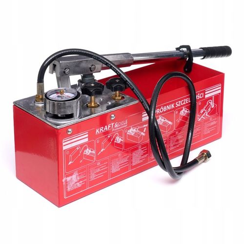 POMPA KONTROLNA DO PRÓB CIŚNIENIOWYCH SZCZELNOŚCI 0-50KG 45ML 12L TESTER na Arena.pl