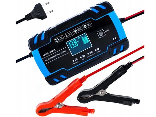 Prostownik Automatyczny Samochodowy Z Funkjcą Naprawy Akumulatora 12 24V na Arena.pl