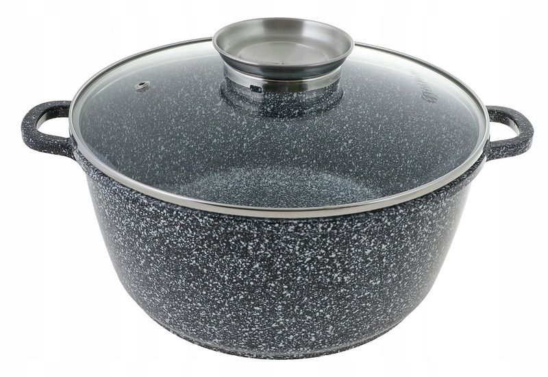 GARNEK MARMUROWY 22cm INDUKCJA 3,3l 7089 zdjęcie 1