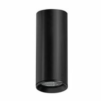 Sufitowa lampa tuba BARLO 70032102 Kaspa do łazienki IP44 metalowa czarna