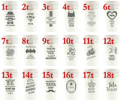 Kubek termiczny 300 ml prezent dla przyjaciółki TERMOS bidon +TWÓJ GRAWER na Arena.pl