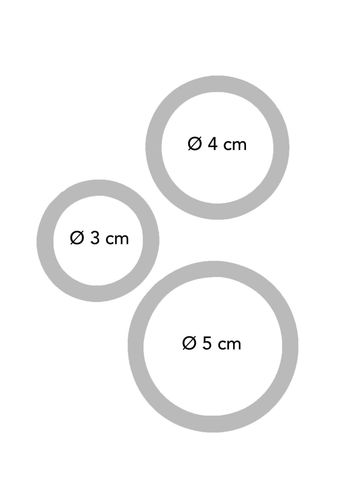 Triple Rings Multicolor 3Pcs Multicolor na Arena.pl