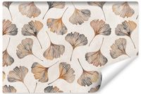 Fototapeta Do Sypialni LIŚCIE Botanika Styl Retro Natura 270cm x 180cm