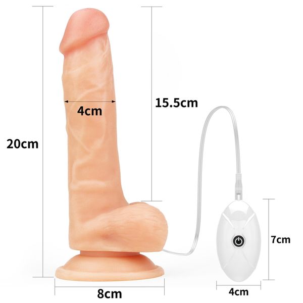 Vibrating Easy Strapon Set 7.5'' zdjęcie 13