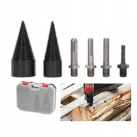 Świder Do Rozłupywania Drewna Łupania Wiertło Łuparka 32+42Mm 2Szt. Stożek