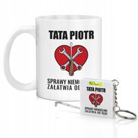 KUBEK z nadrukiem na DZIEŃ TATY metrówka PREZENT