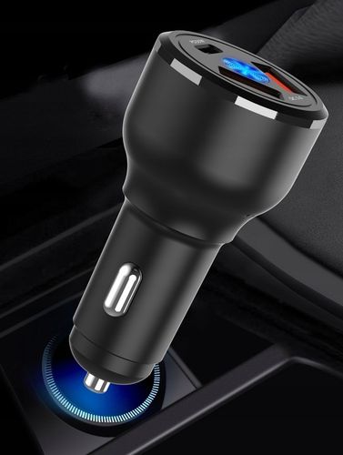 Feegar Szybka ŁADOWARKA SAMOCHODOWA USB x3 USB-C TYP-C PD QC 3.0 66W 9A na Arena.pl