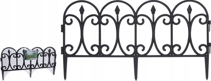 PŁOT PŁOTEK OGRODOWY PALISADA 4SZT 240CM OBRZEŻE zdjęcie 9