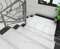 Płytki na schody 120x30 MARMUR WYSOKI POŁYSK ryfle