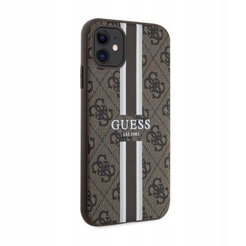 Etui do iPhone 11 Guess 4G Printed Stripes MagSafe na Arena.pl