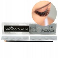 Wimpernwelle Żel 1 + Żel 2 + Pędzelek trwała rzęsy - zestaw 48 sztuk