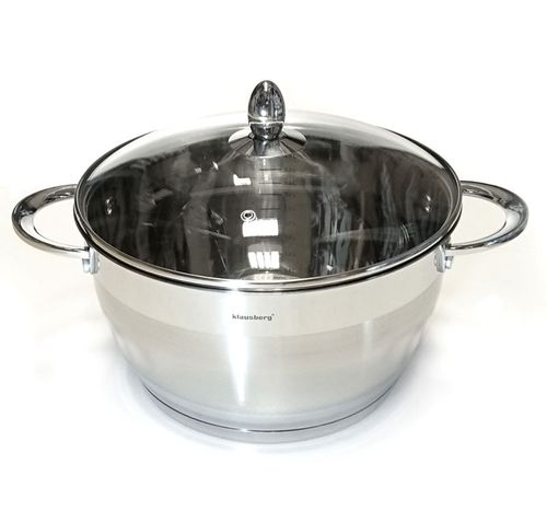 Garnki KLAUSBERG Elegance Silver 12-ele [KB-7180] na Arena.pl