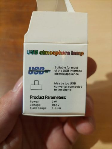 LAMPKA LED RGB Tęczowa Lightning iPhone iOS TABLET na Arena.pl