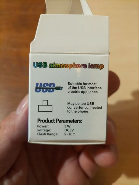 LAMPKA LED RGB Tęczowa Lightning iPhone iOS TABLET zdjęcie 11