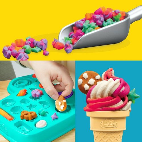 CIASTOLINA Play-Doh Lodziarnia Tęczowe ZAKRĘCONE LODY Zestaw Hasbro G0028 na Arena.pl