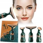 Masażer do twarzy szyi 3w1 ujędrniający upiększający wibracyjny lifting 4D