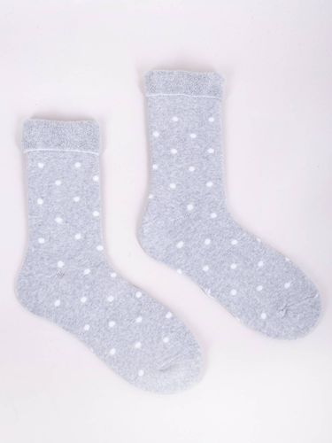 Skarpety dziewczęce frotte w kropki 3PAK 31-34 YOCLUB na Arena.pl