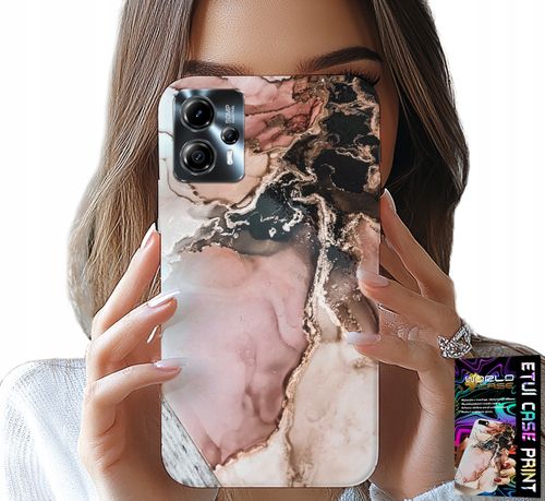 ETUI DO MOTOROLA G13 / G23 - ELEGANCKI MARMUREK MODNE WZORY + FOLIA na Arena.pl